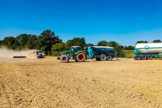 Epandage d'amendement calcique
