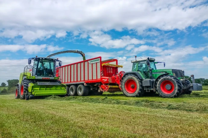 Ensilage d'herbe en pick-up 3 m